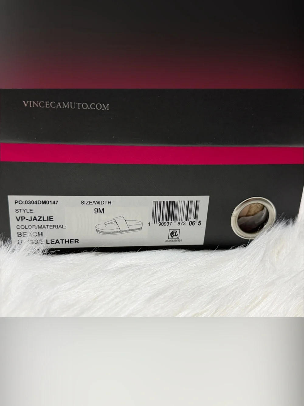 Vince Camuto Blush Espadrille Leather Platform Thong Sandals w/Contoured Bed - 9 - Picture 15 of 16